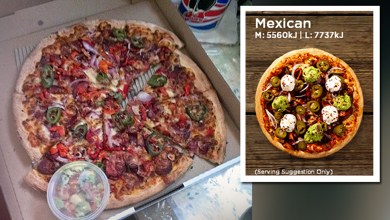 Mexican (large) from Crust Pizza Merrylands