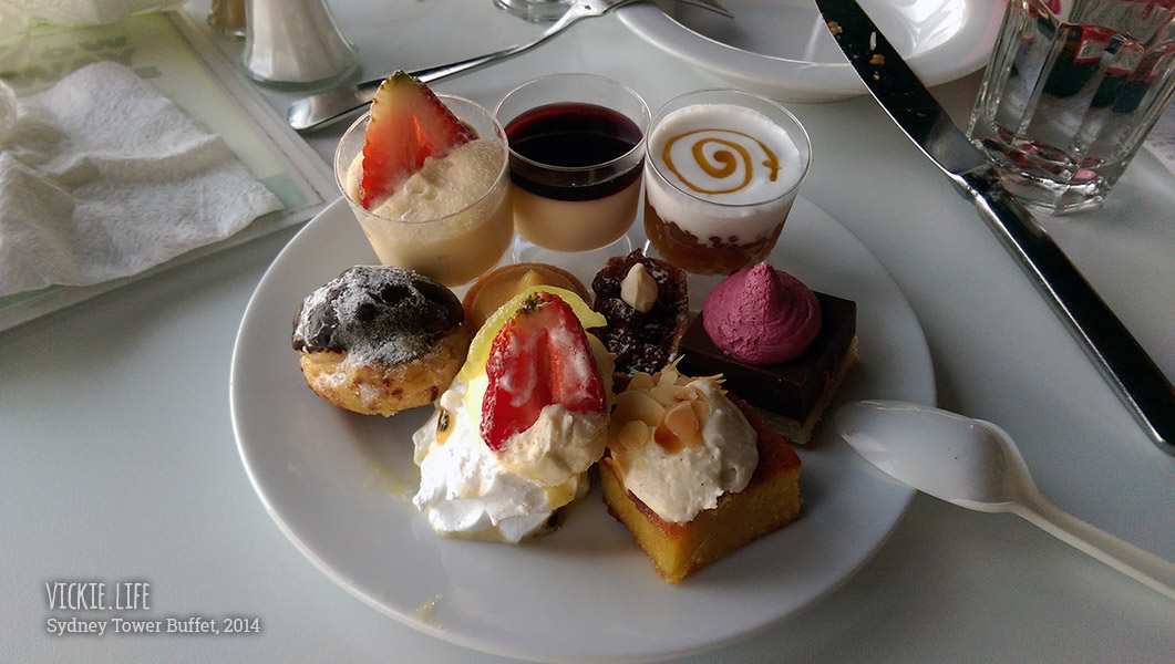 Sydney Tower Buffet: Plate of Dessert