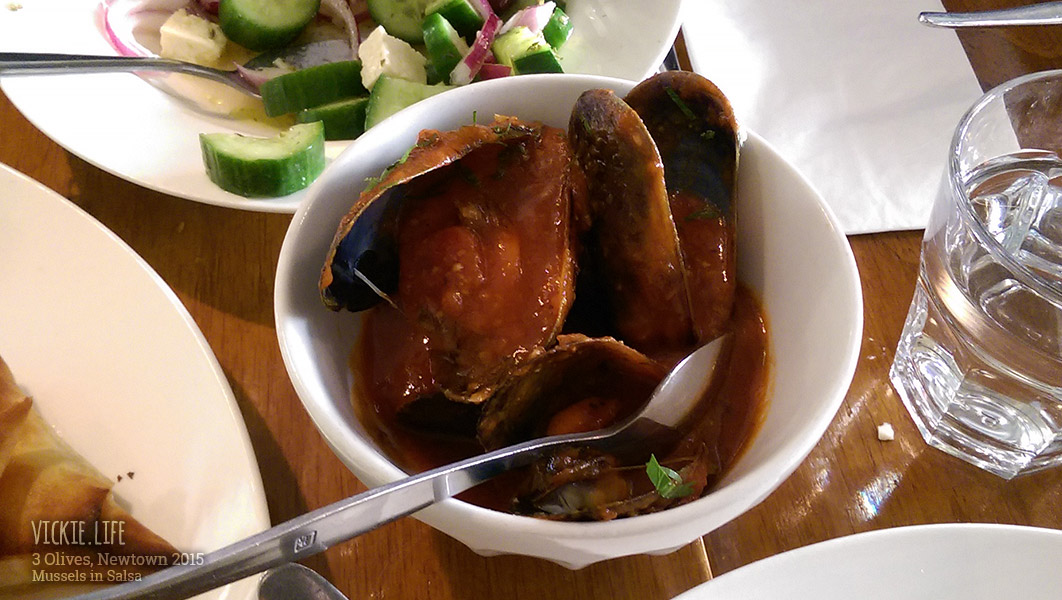 3 Olives, Newtown: Mussels in Salsa