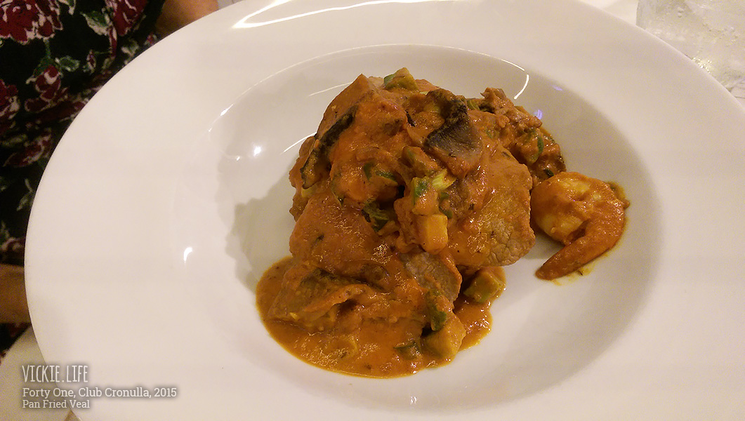 Forty One Club Cronulla: Pan Fried Veal