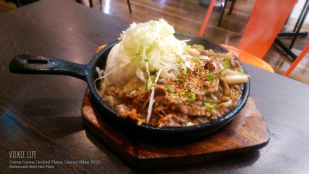 Corea Corea, Cairns: Barbecued Beef Hot Plate