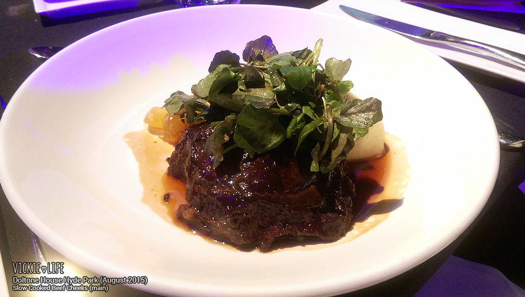 Park, August 2015: Slow Cooked Beef Cheeks (main)